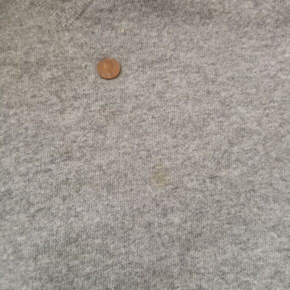 Vintage Peter Scott 100% Cashmere Sweater VNeck Pullover Long Sleeve London 42 L - Picture 7 of 9